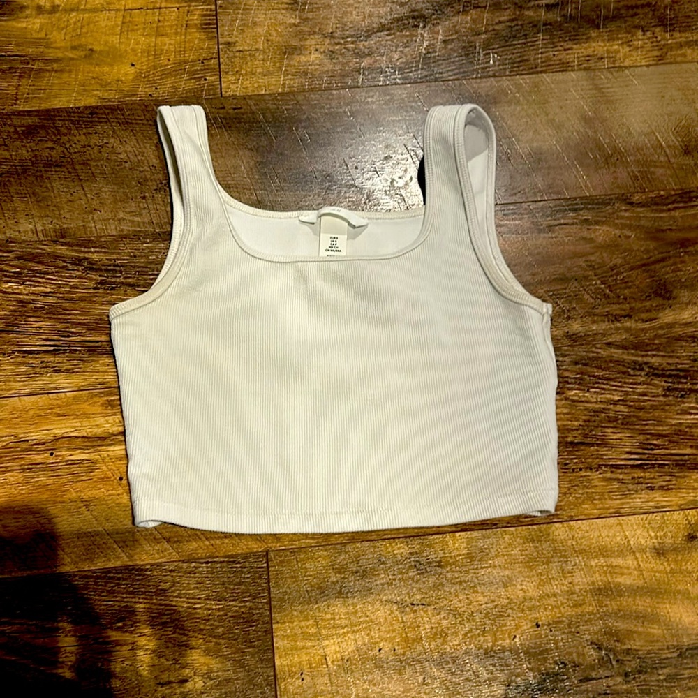 White tank top